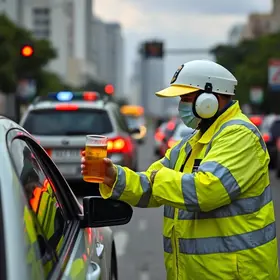 fiscalização de motoristas em São Paulo